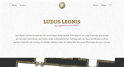 Desktop Screenshot of ludus-leonis.com